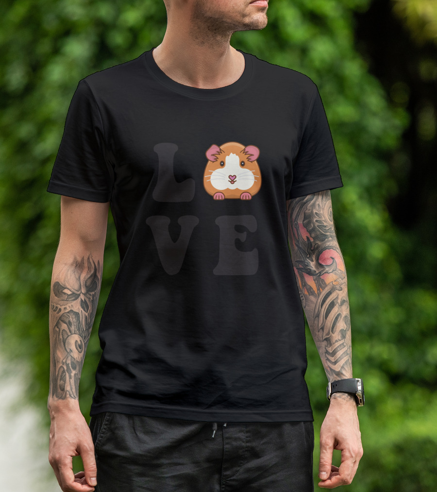 Love Guinea Pig Owner T-Shirt