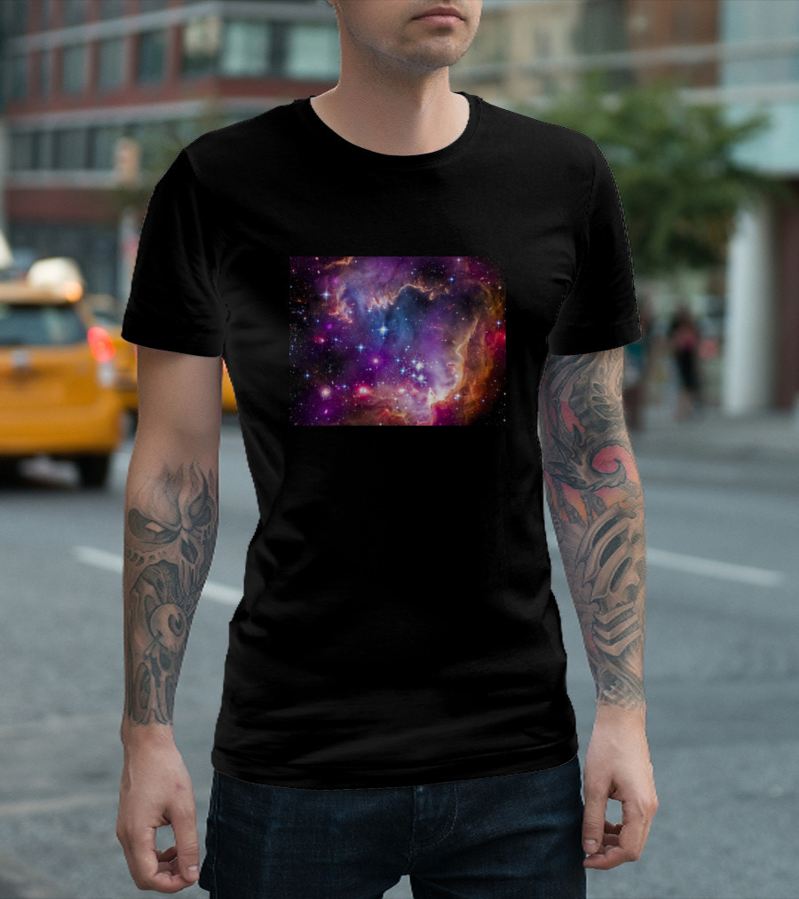 Space Galaxy Nebula Stars Cosmic Wonder T-Shirt