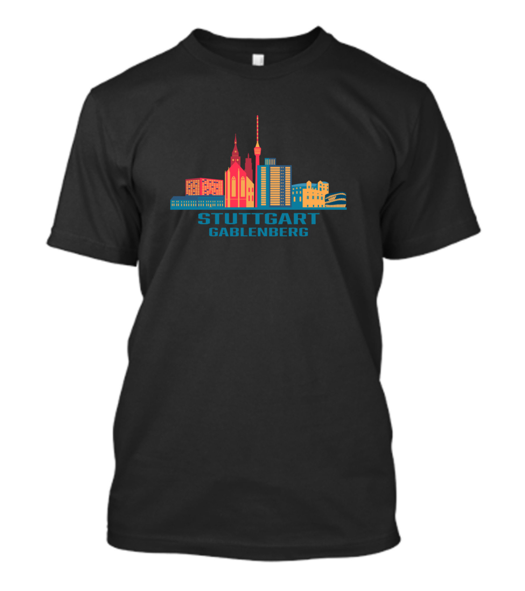 Stuttgart Gablenberg Skyline Germany T-Shirt