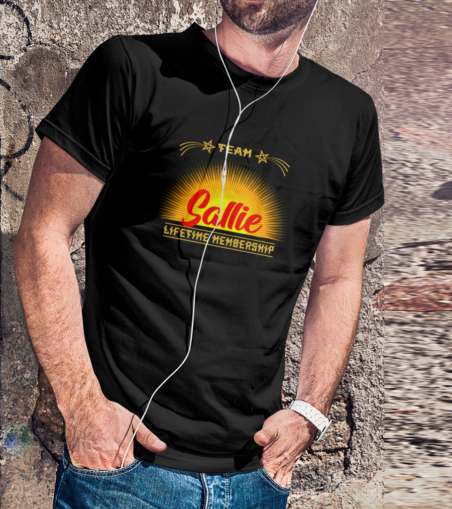 Team Sallie Lifetime Membership Starburst T-Shirt