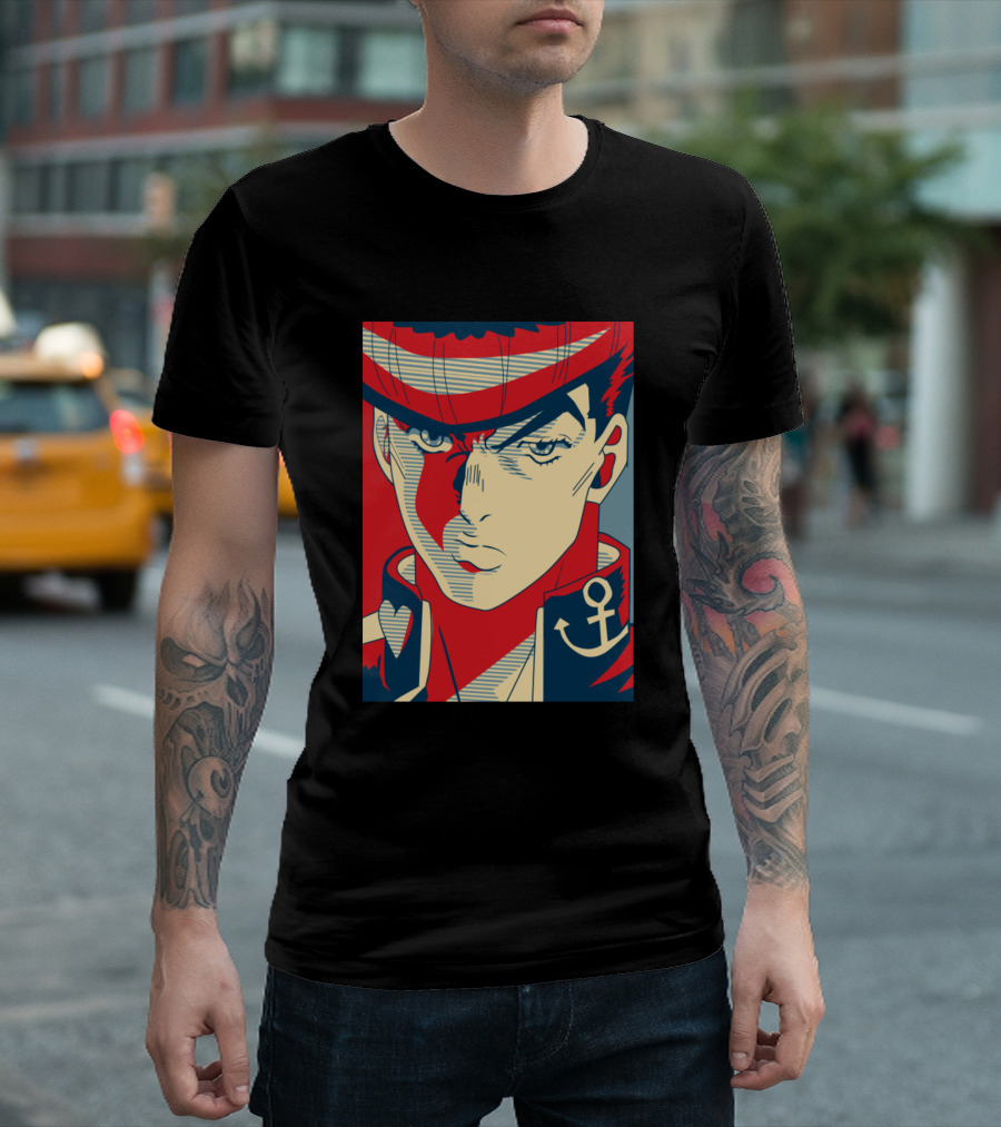 JoJo's Bizarre Adventure Josuke Anchor T-Shirt