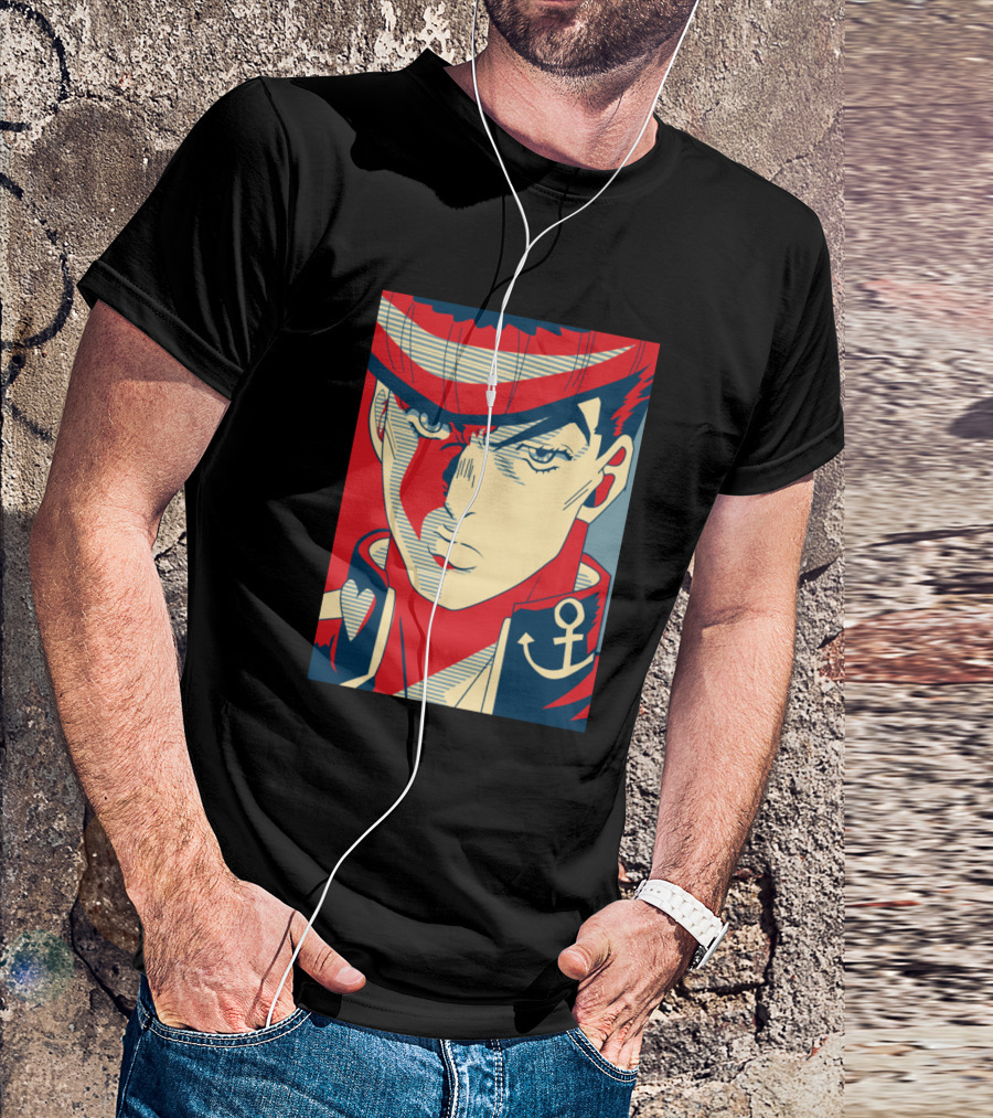 JoJo's Bizarre Adventure Josuke Anchor T-Shirt