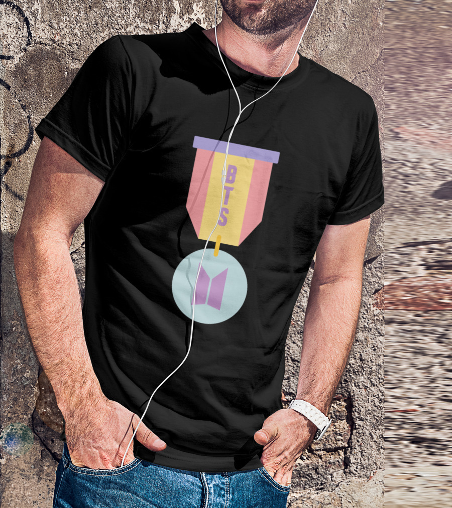 BTS Pastel Medal With Army T-Shirt