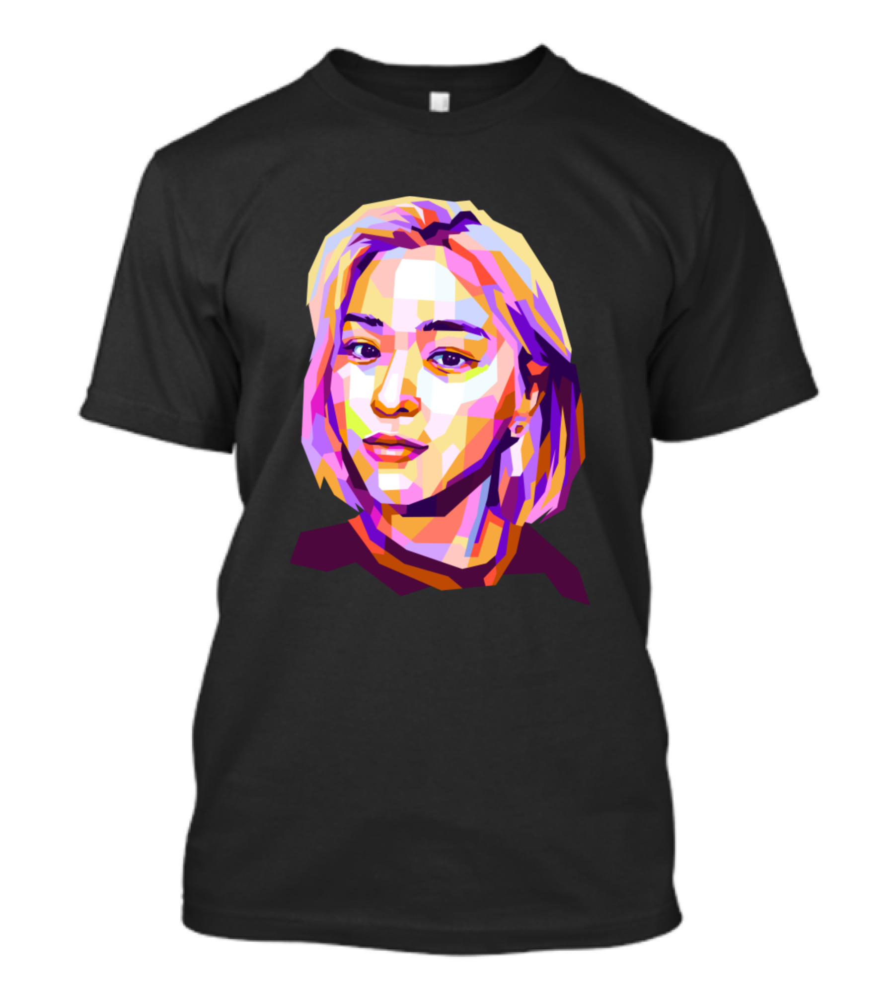 Ryujin Pop Art Portrait Block Colors T-Shirt