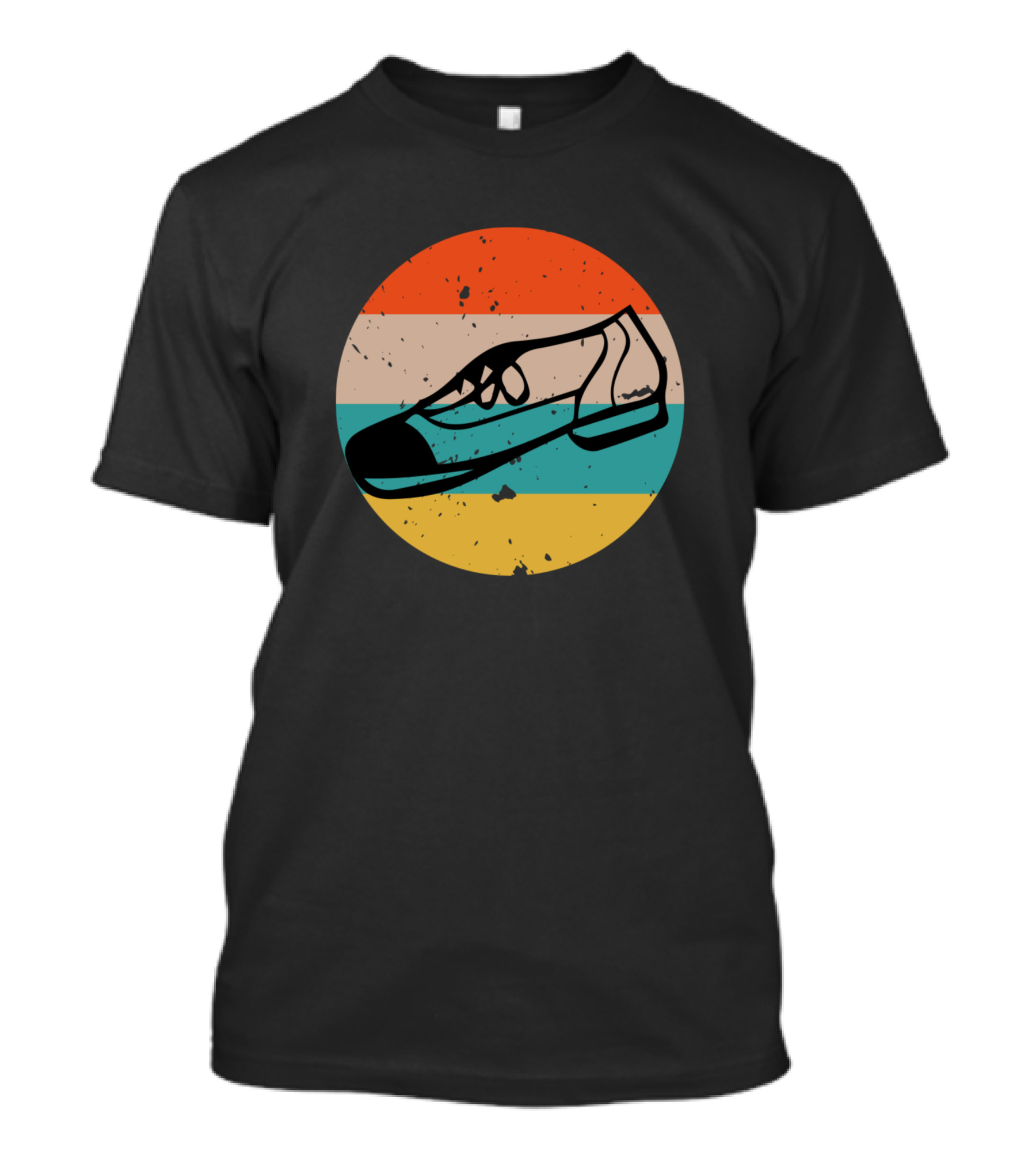 Retro Tap Dance Shoe Circle T-Shirt