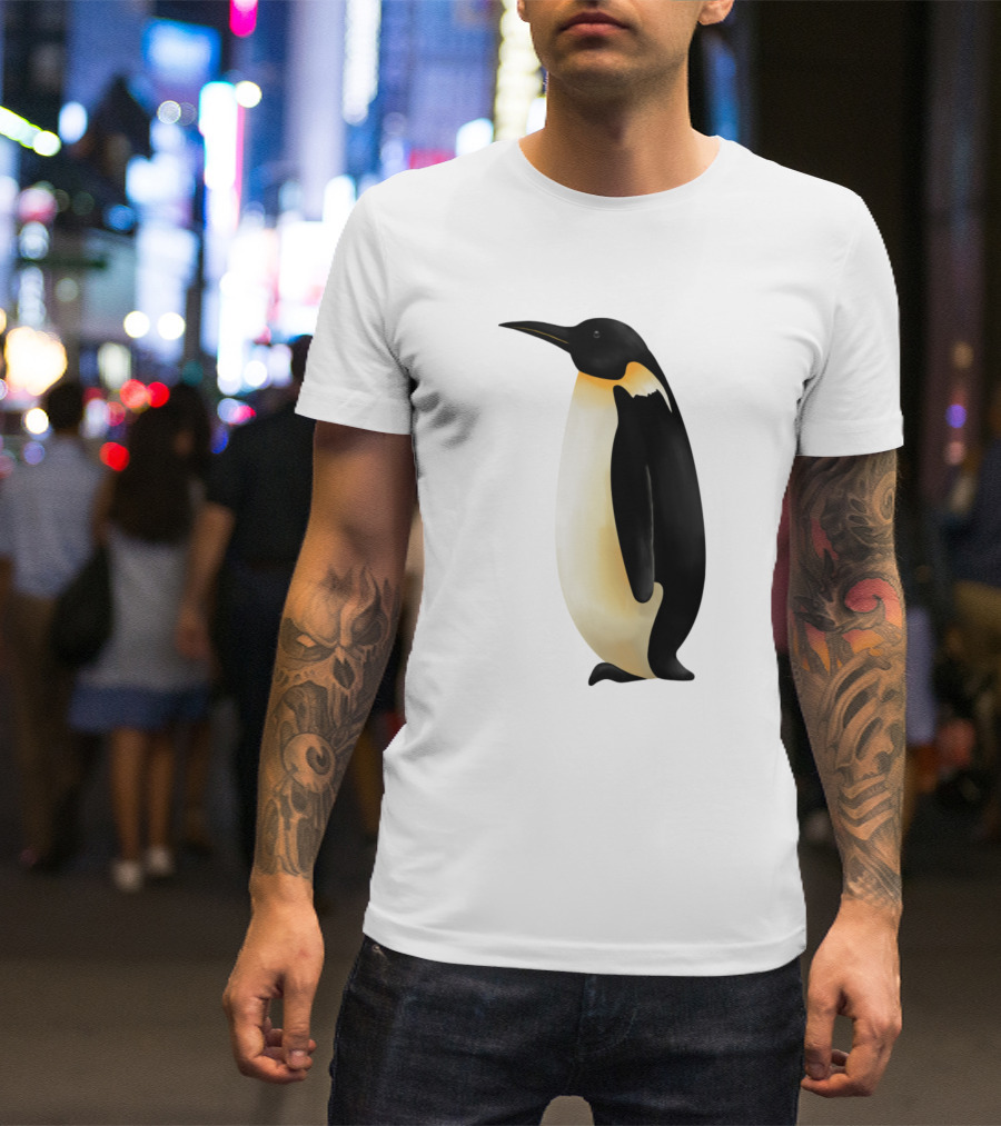 Emperor Penguin Side Profile T-Shirt
