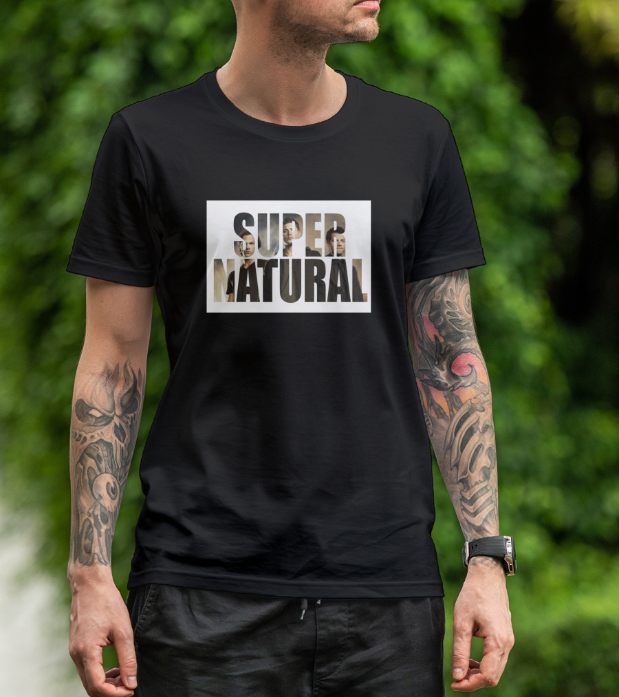 Supernatural TV Show Cast Collage T-Shirt