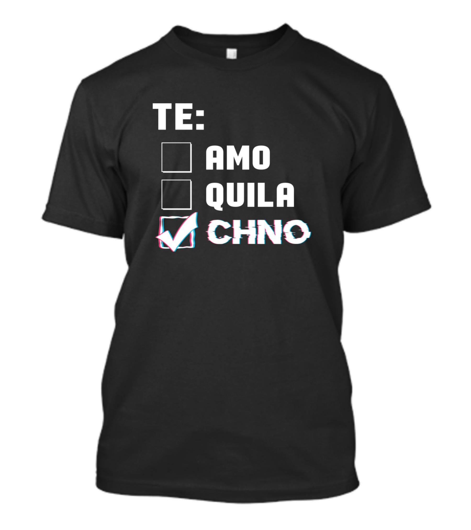 Te Amo Tequila Techno Rave Gabber DJ EDM Clubbing Raver T-Shirt