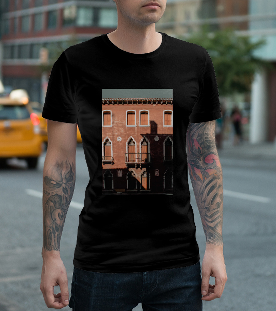 Venice Building Facade Photography Lights And Shadows T-Shirt
