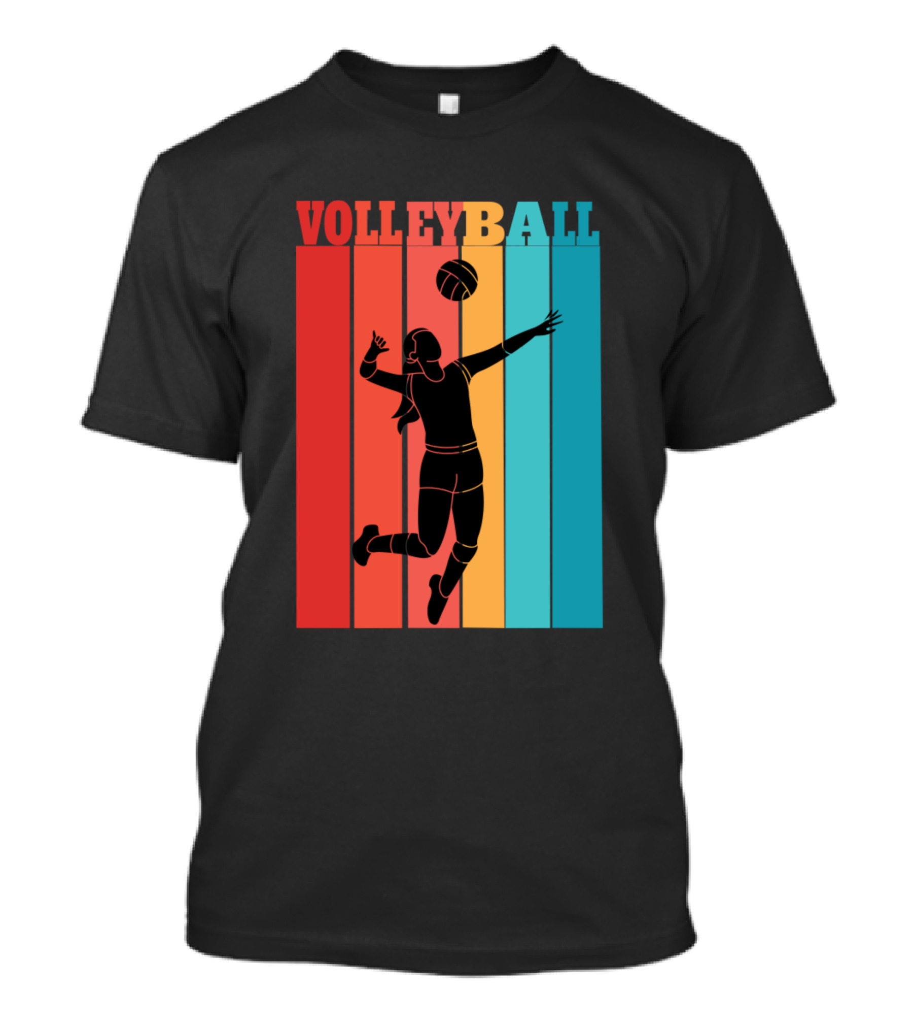 VOLLEYBALL RETRO WOMAN PLAYER T-Shirt