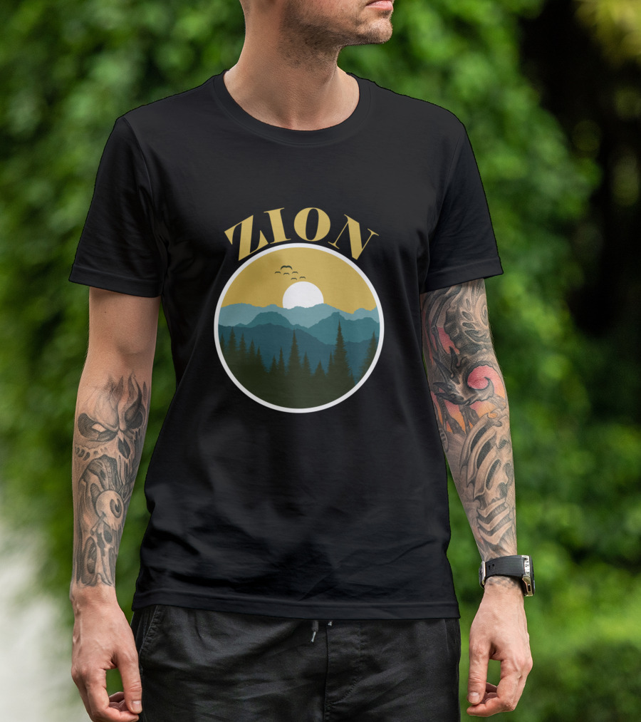 Zion National Park Utah Scenic Nature Family Trip T-Shirt