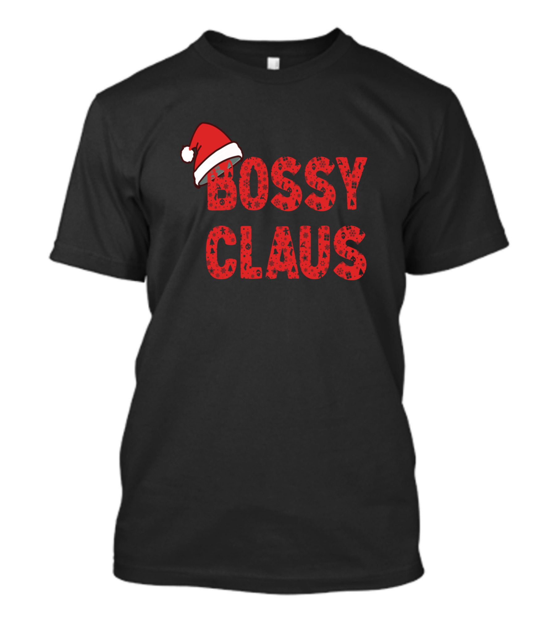 Bossy Claus Santa Hat Family Matching Group T-Shirt