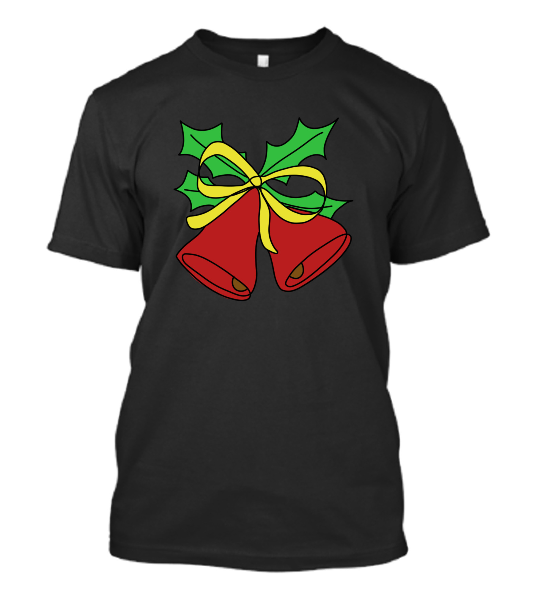 Christmas Bells Funny Xmas Holly Handmade Winter T-Shirt