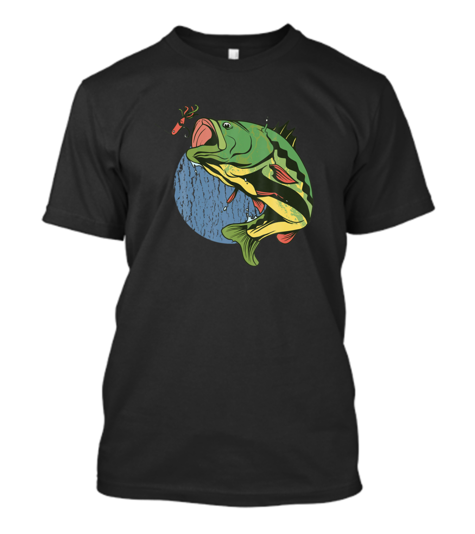 Fly Fishing Perch Fish Lure Adventure T-Shirt