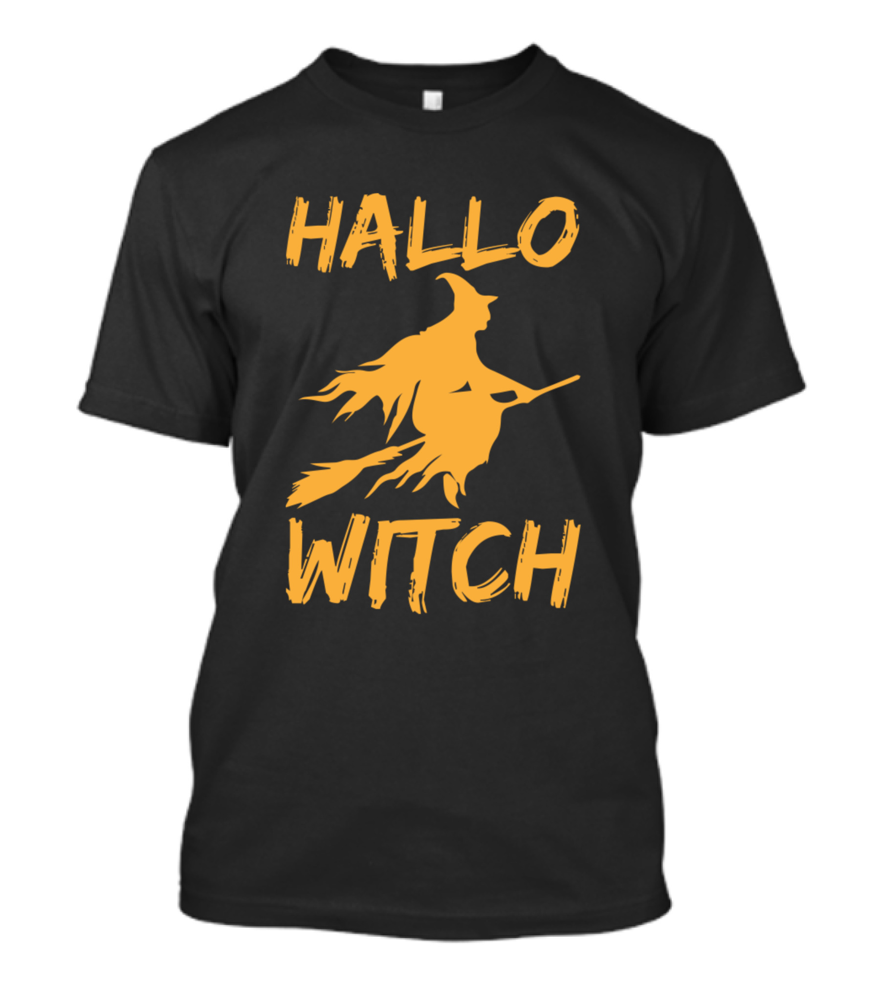 HALLO WITCH Flying Broom T-Shirt