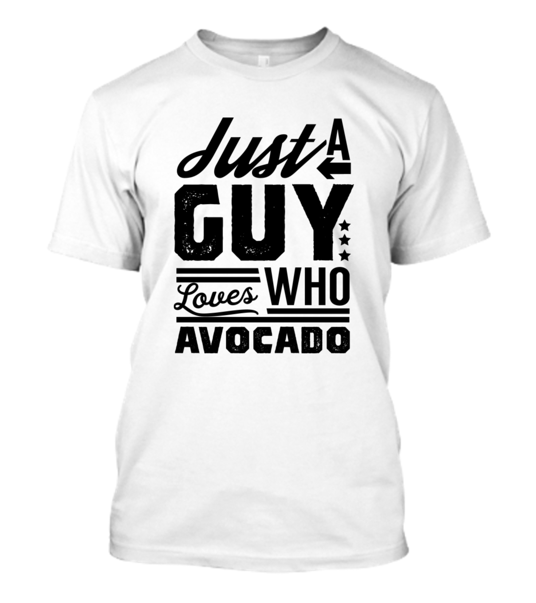 Just A Guy Who Loves Avocado Ketones Keto Ketos Ketogenic Dieting Diet T-Shirt