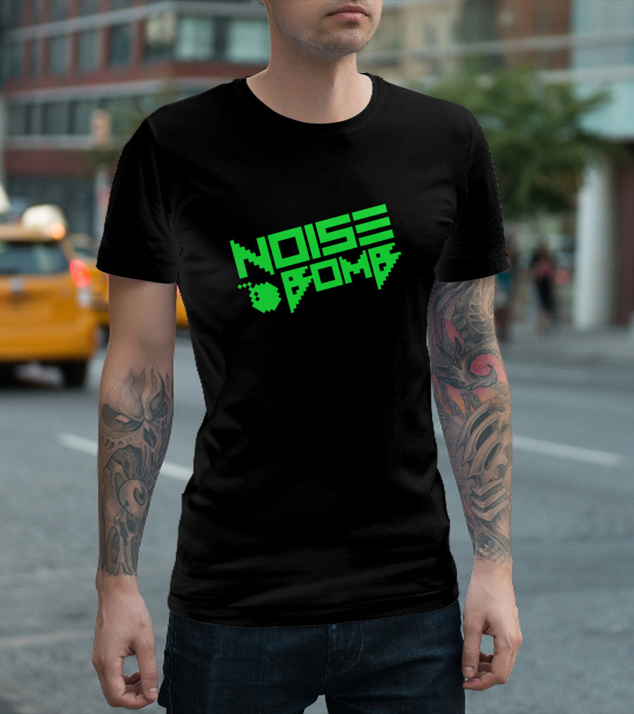 NOISE BOMB Retro Pixel T-Shirt