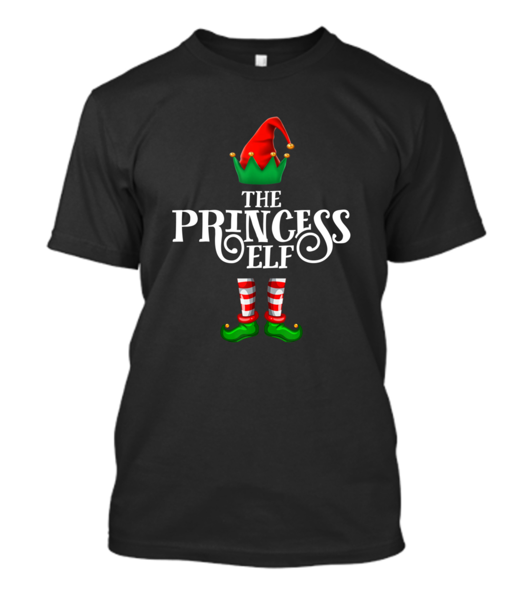 The Princess Elf Matching Family Christmas Party T-Shirt