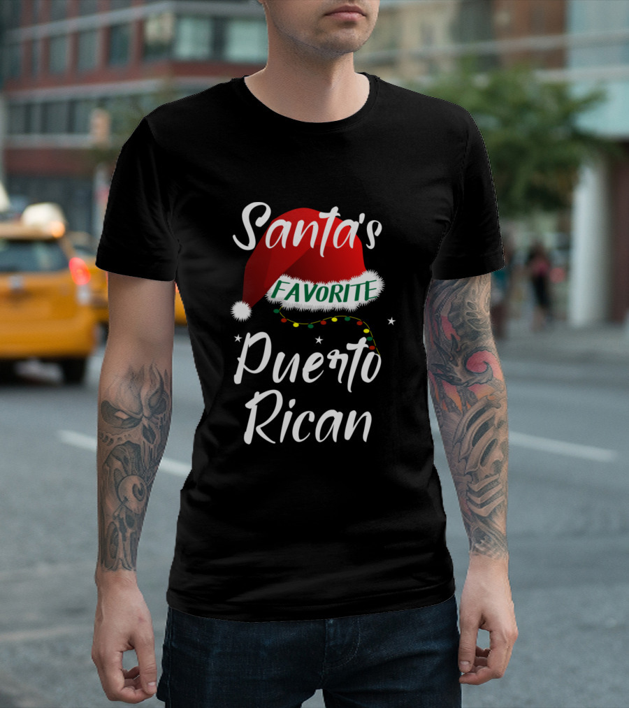 Santa's Favorite Puerto Rican T-Shirt