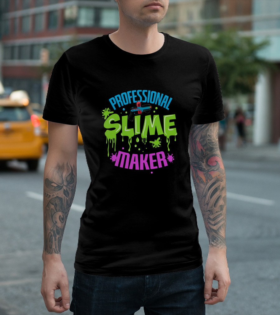 Professional Slime Maker Slimer Girl Boy T-Shirt