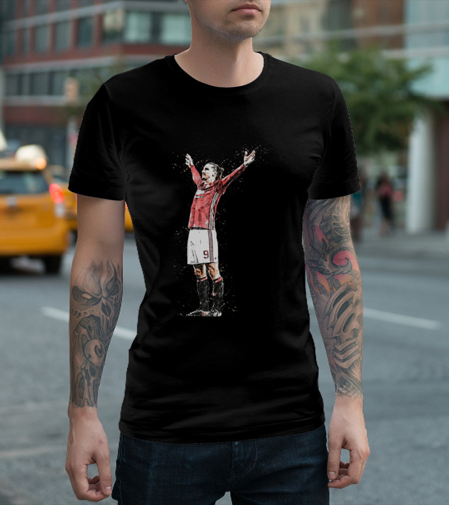 Zlatan Ibrahimovic Manchester United Celebration Swedish God T-Shirt