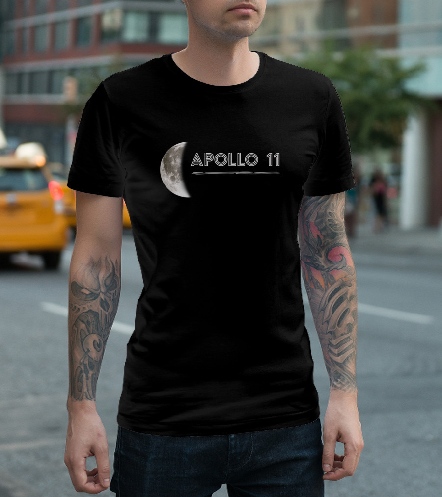 Apollo 11 Moon Mission 1969 Space Exploration Astronaut T-Shirt