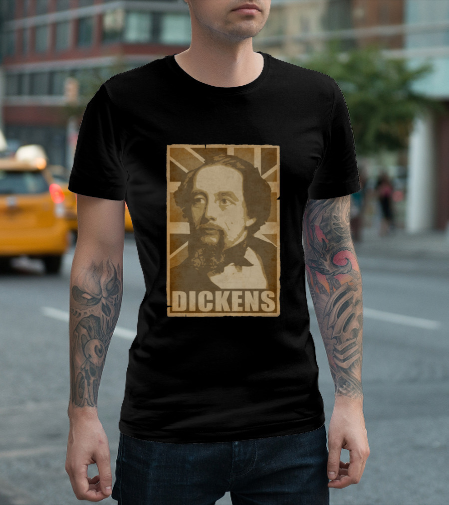 Dickens Union Jack Vintage T-Shirt