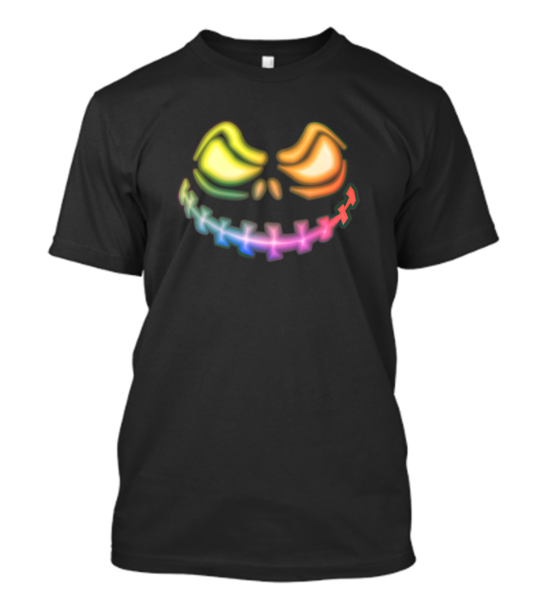 Halloween Pumpkin Face Fear Rainbow Pumpkinface T-Shirt