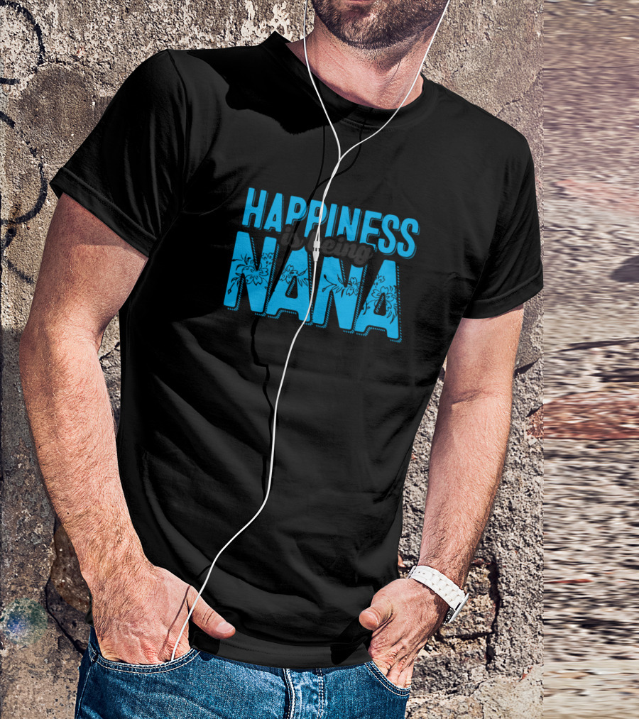 Happiness Nana Floral T-Shirt