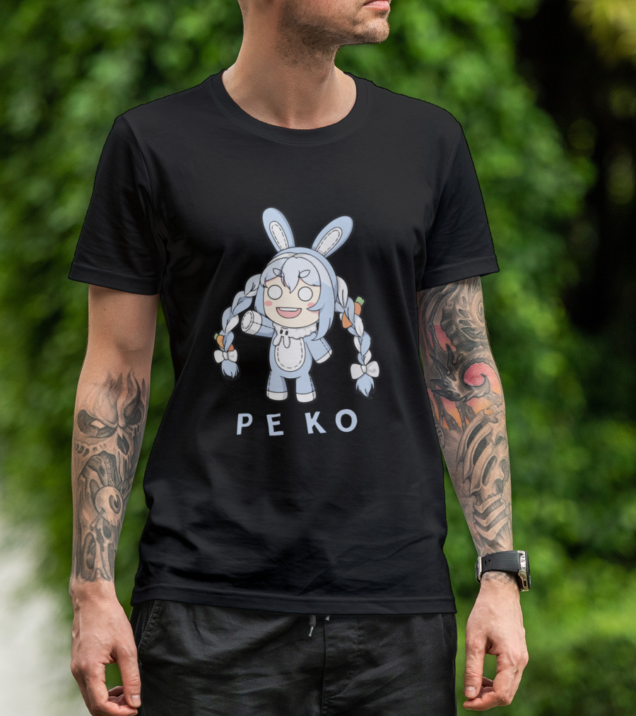 Hololive Pekora Peko Rabbit Character T-Shirt