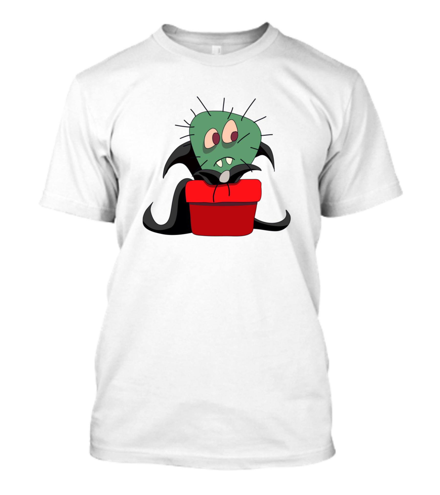 I Am Little Confused Cute Monster In Red Box Halloween Fun T-Shirt