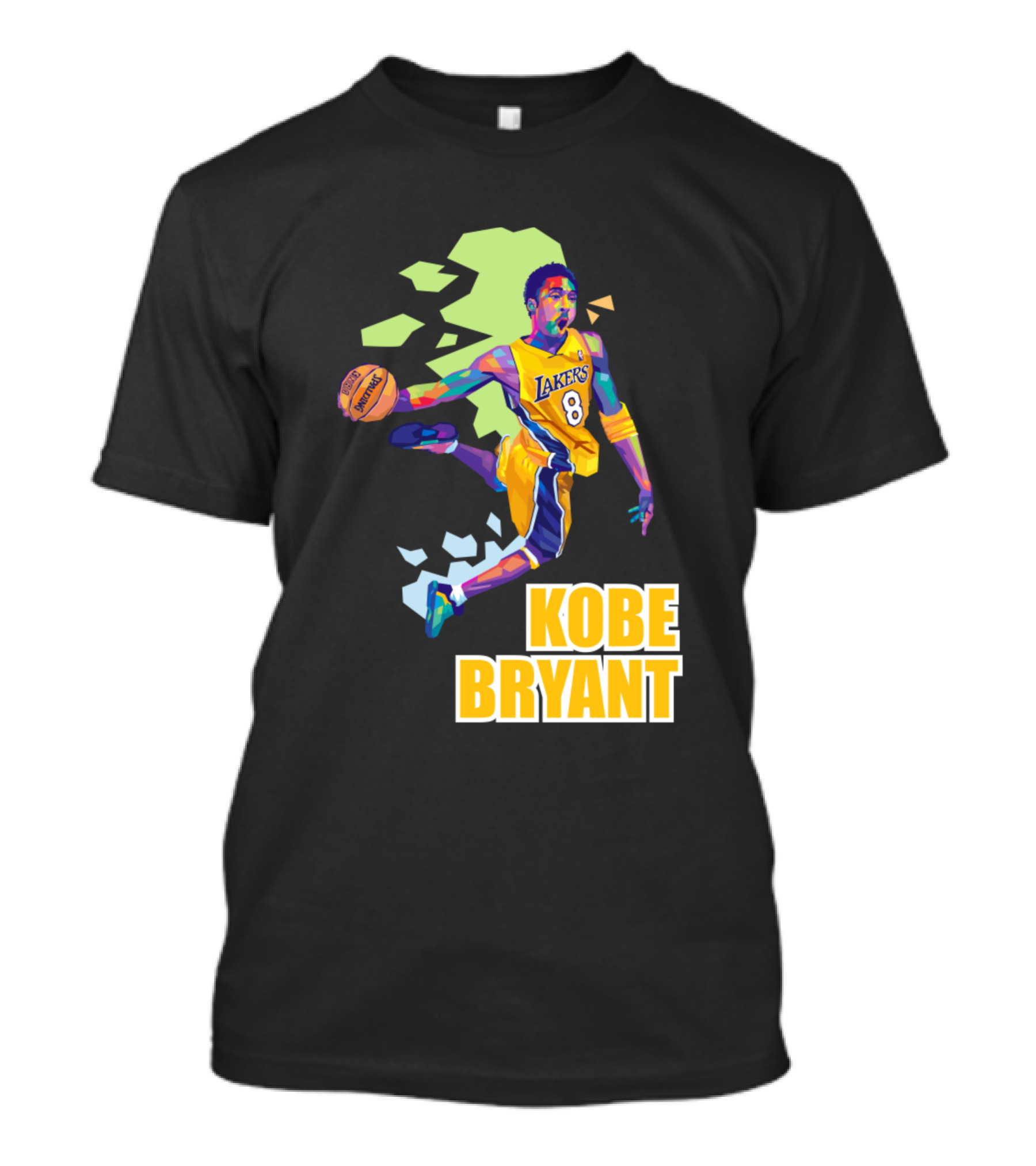 Kobe Bryant Lakers Slamdunk Art 8 Jersey T-Shirt