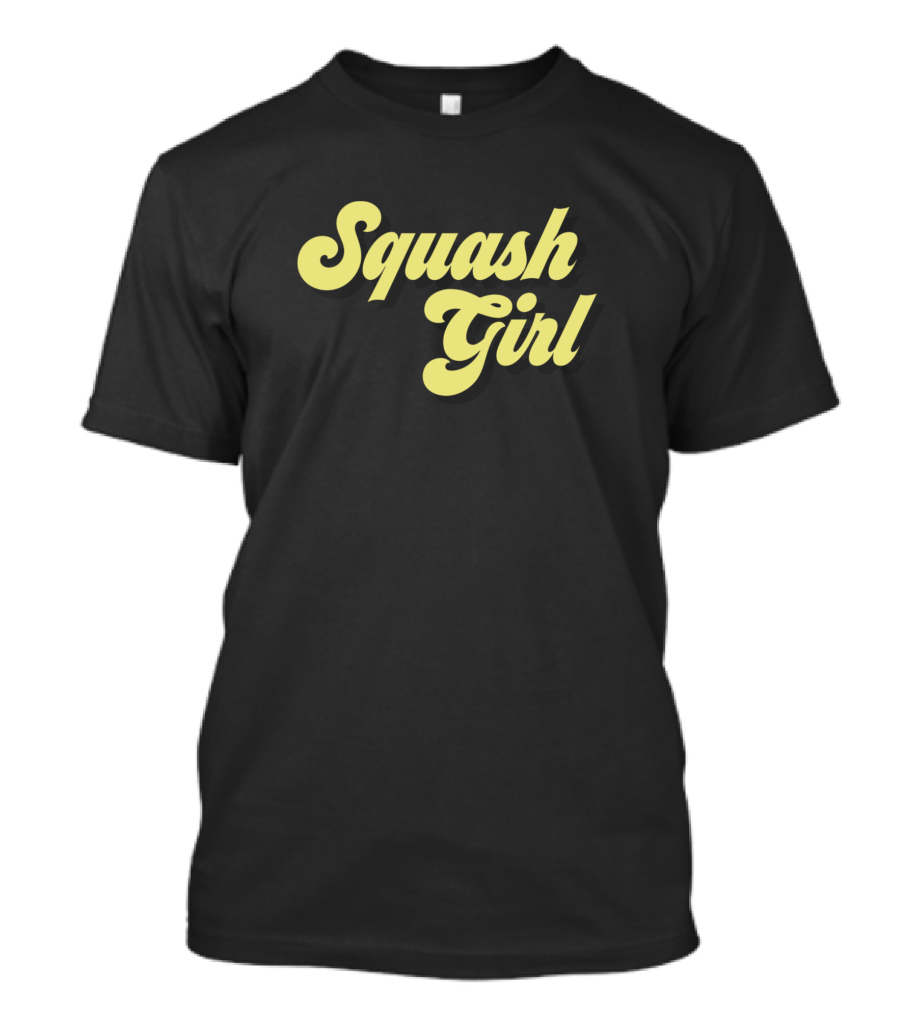 Squash Girl Yellow T-Shirt