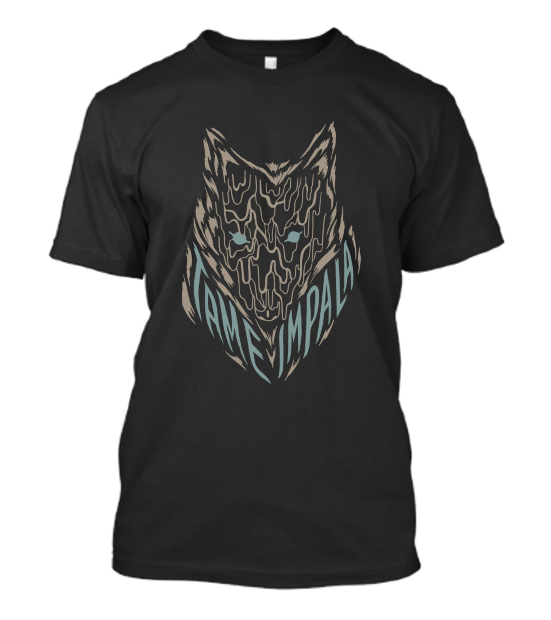 Tame Impala Wolf Head Synth Pop Band T-Shirt