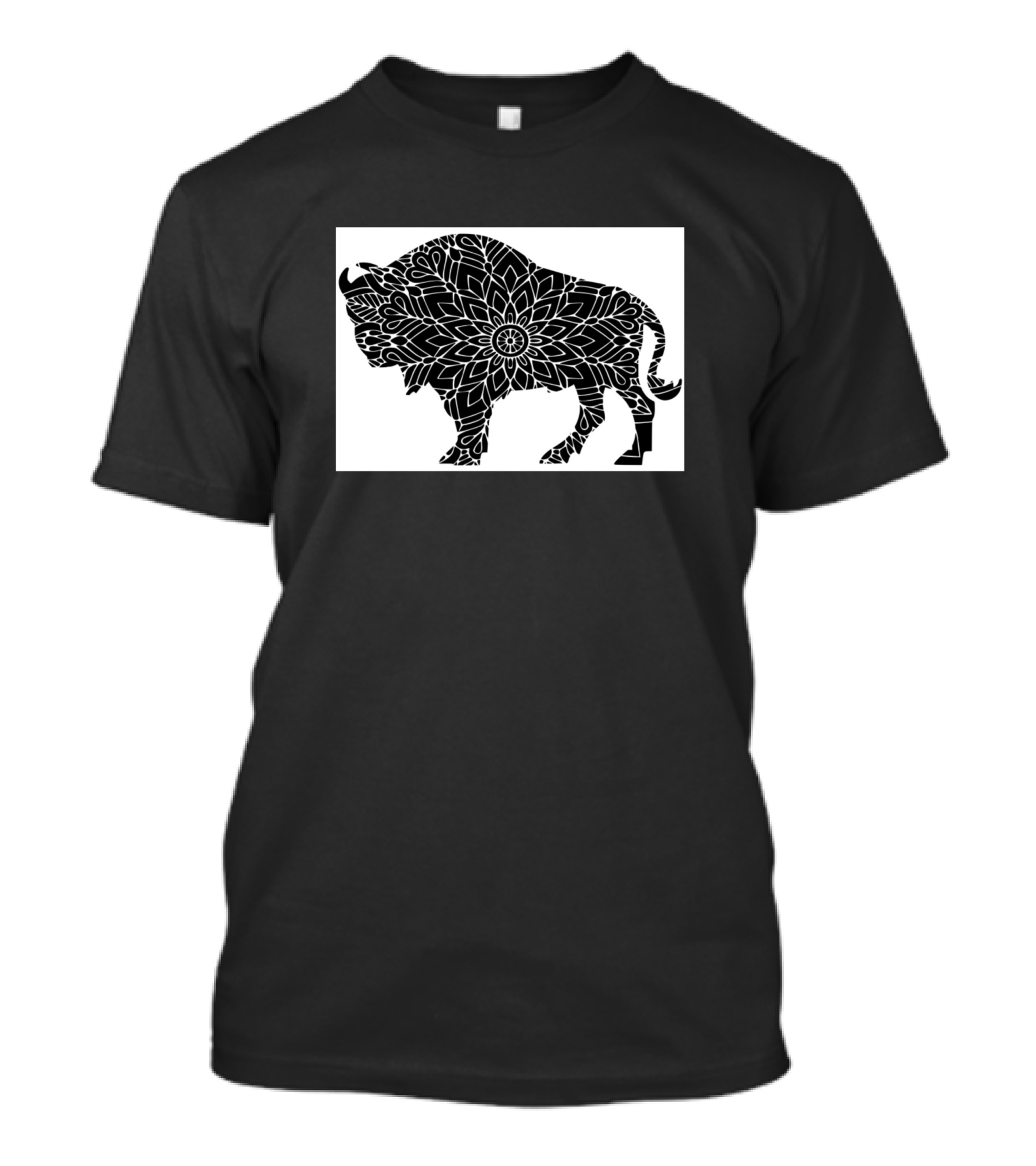 Buffalo Mandala Intricate Animal T-Shirt