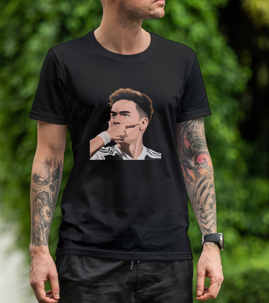 Dybala Mask Celebration Juventus Player T-Shirt