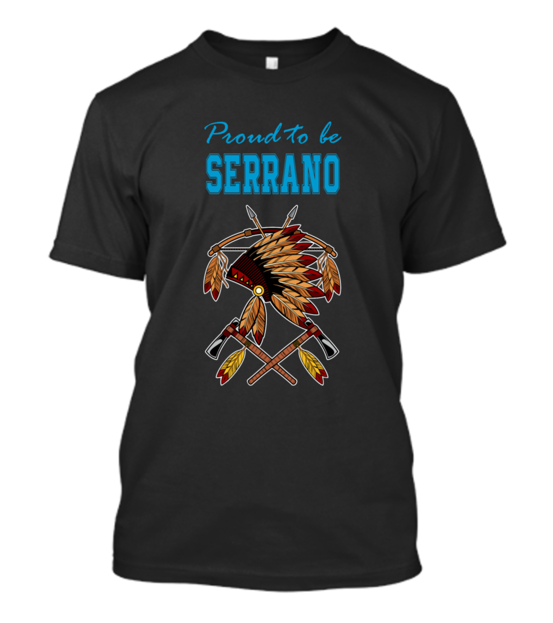 Proud To Be Serrano Native American Archery T-Shirt