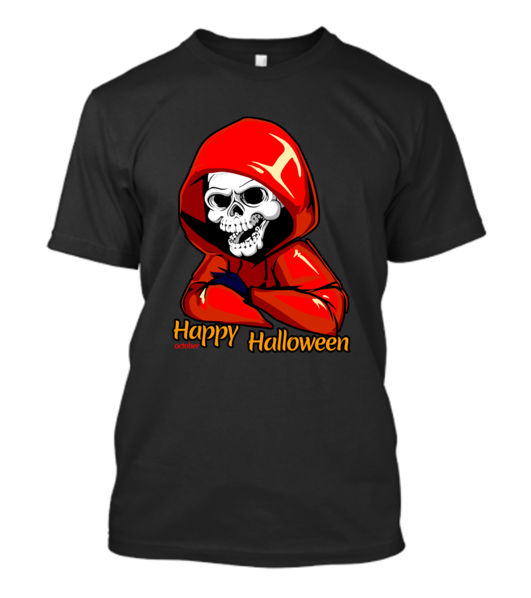 Happy Halloween Skull October T-Shirt