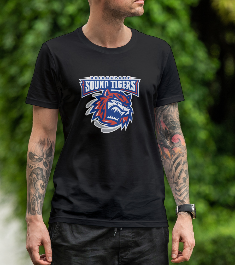 Bridgeport Sound Tigers Hockey Team Fierce T-Shirt