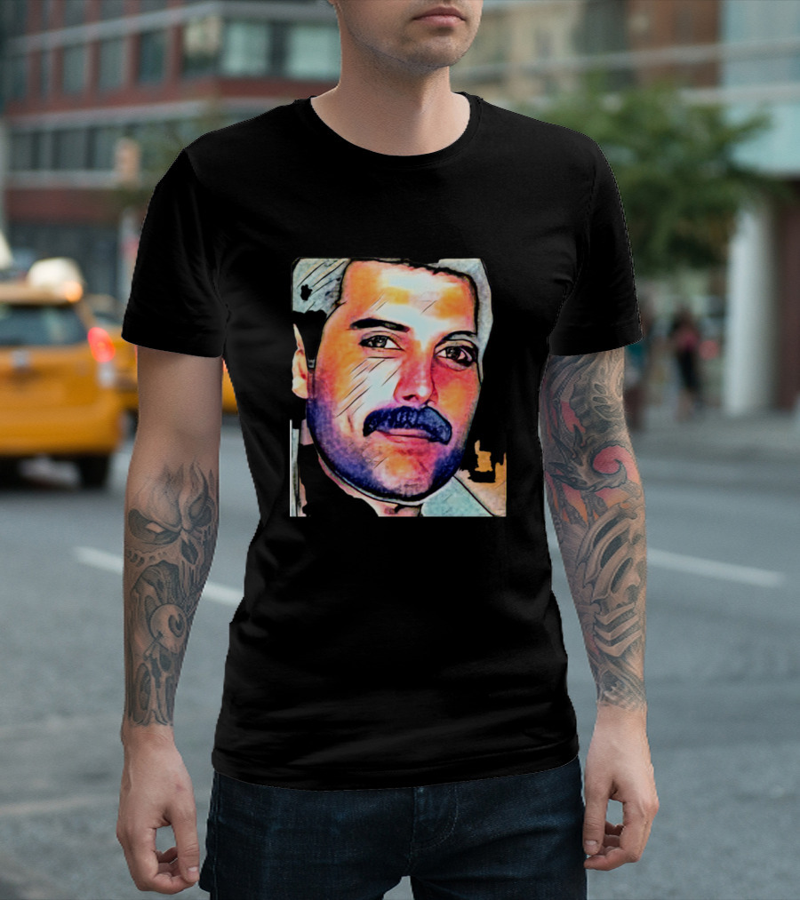 Fm Friendly Portrait Outline T-Shirt