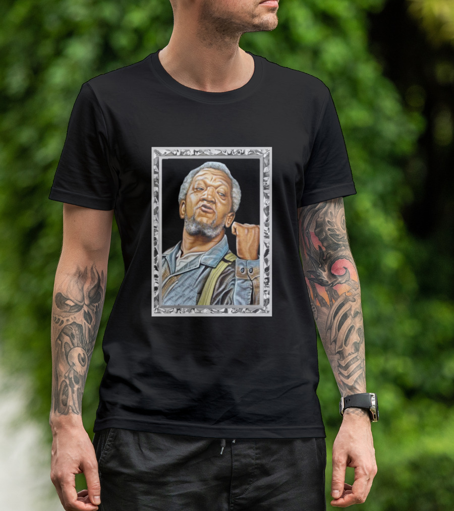 Fred Sanford Five Across Your Lip Diamond Frame T-Shirt