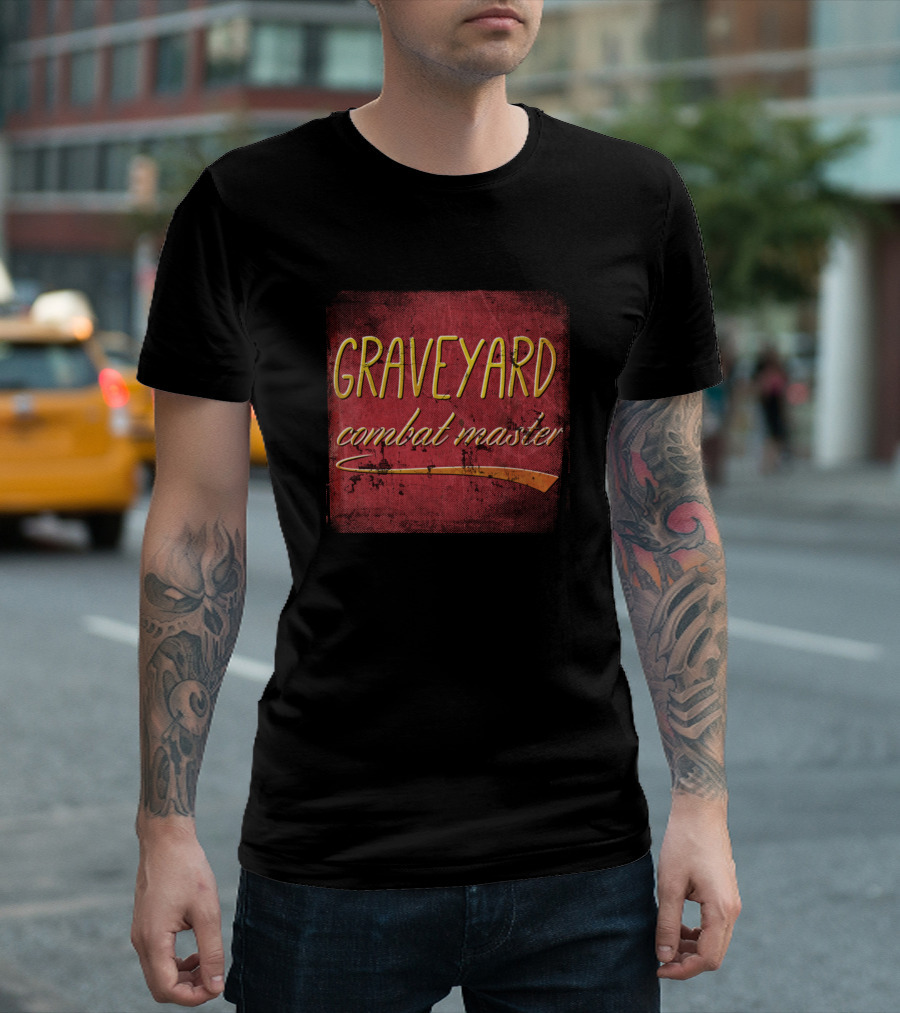 Graveyard Combat Master Vintage Style T-Shirt