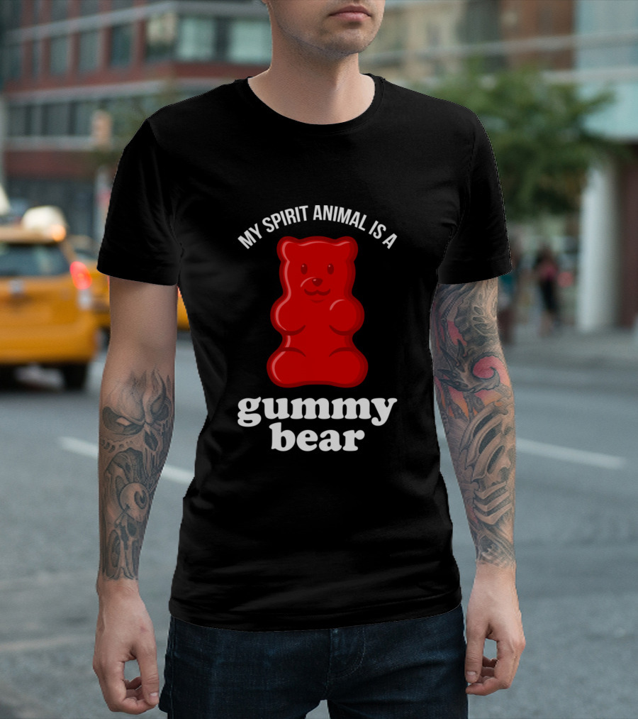 My Spirit Animal Is A Red Gummy Bear T-Shirt