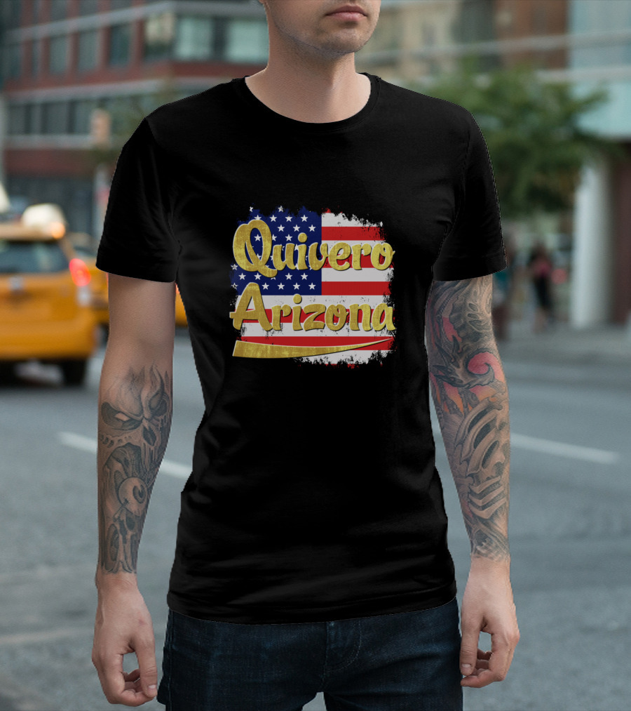 Quivero Arizona American Flag T-Shirt