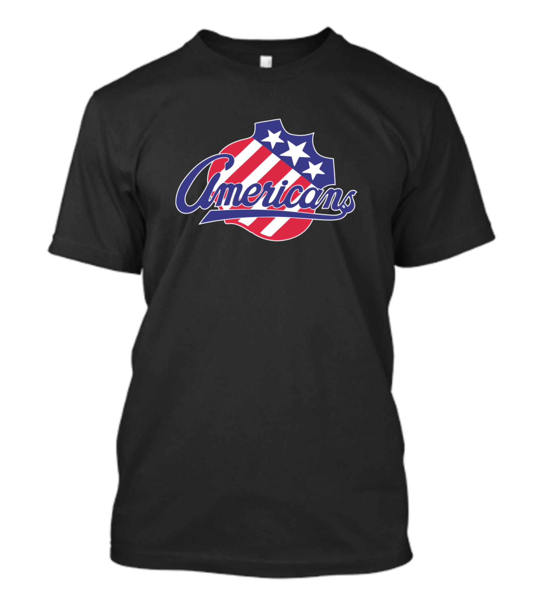 Rochester Americans Hockey Team Logo Apparel NHL Sports Merchandise T-Shirt