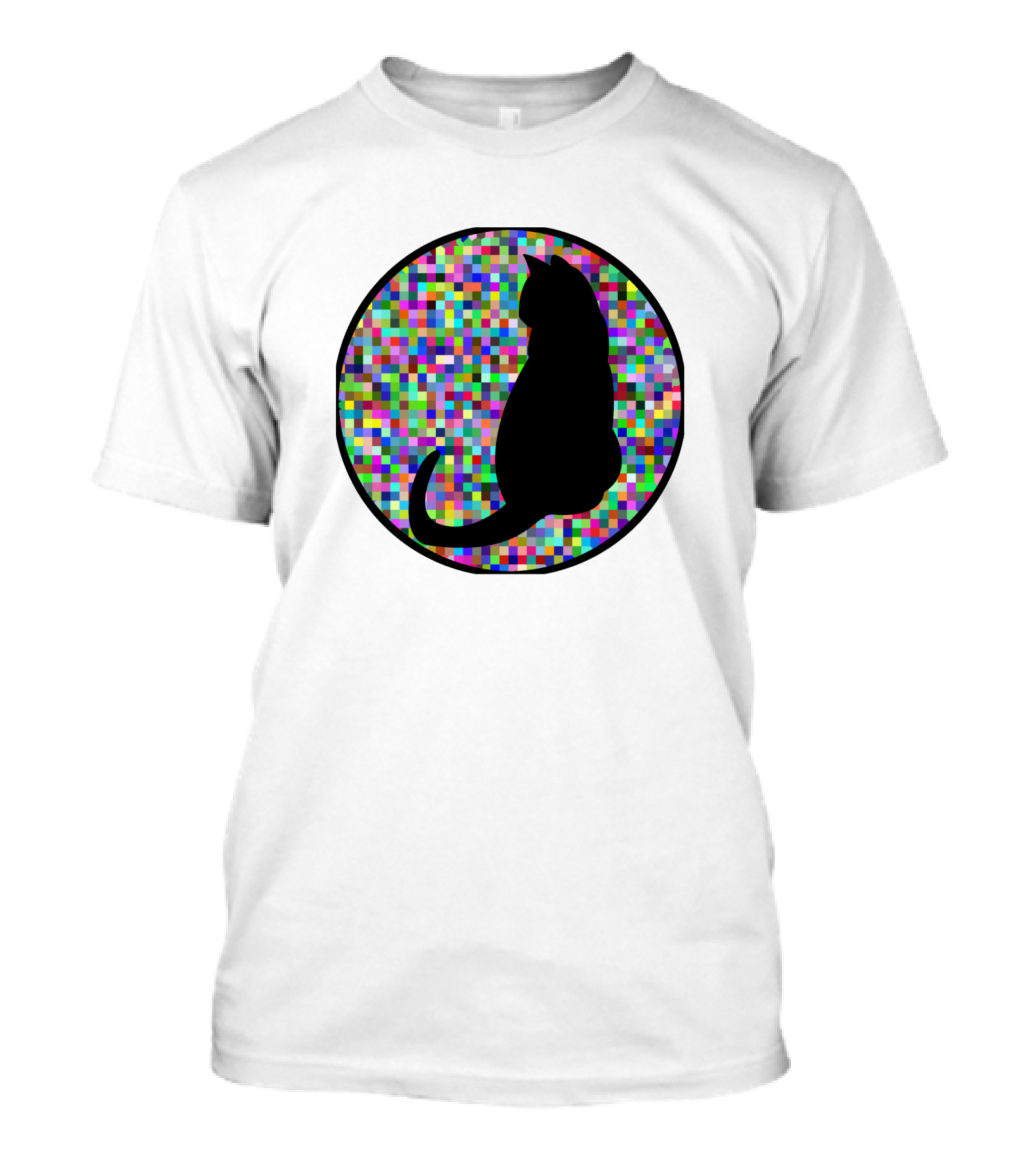 Kitty Pixel Mosaic T-Shirt