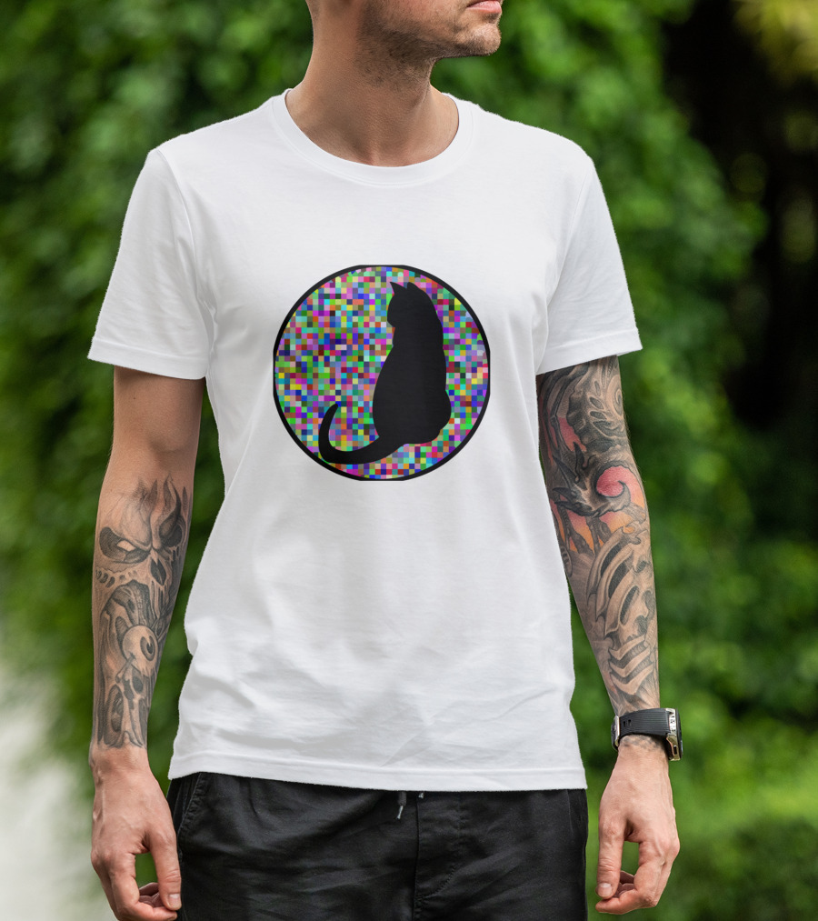 Kitty Pixel Mosaic T-Shirt