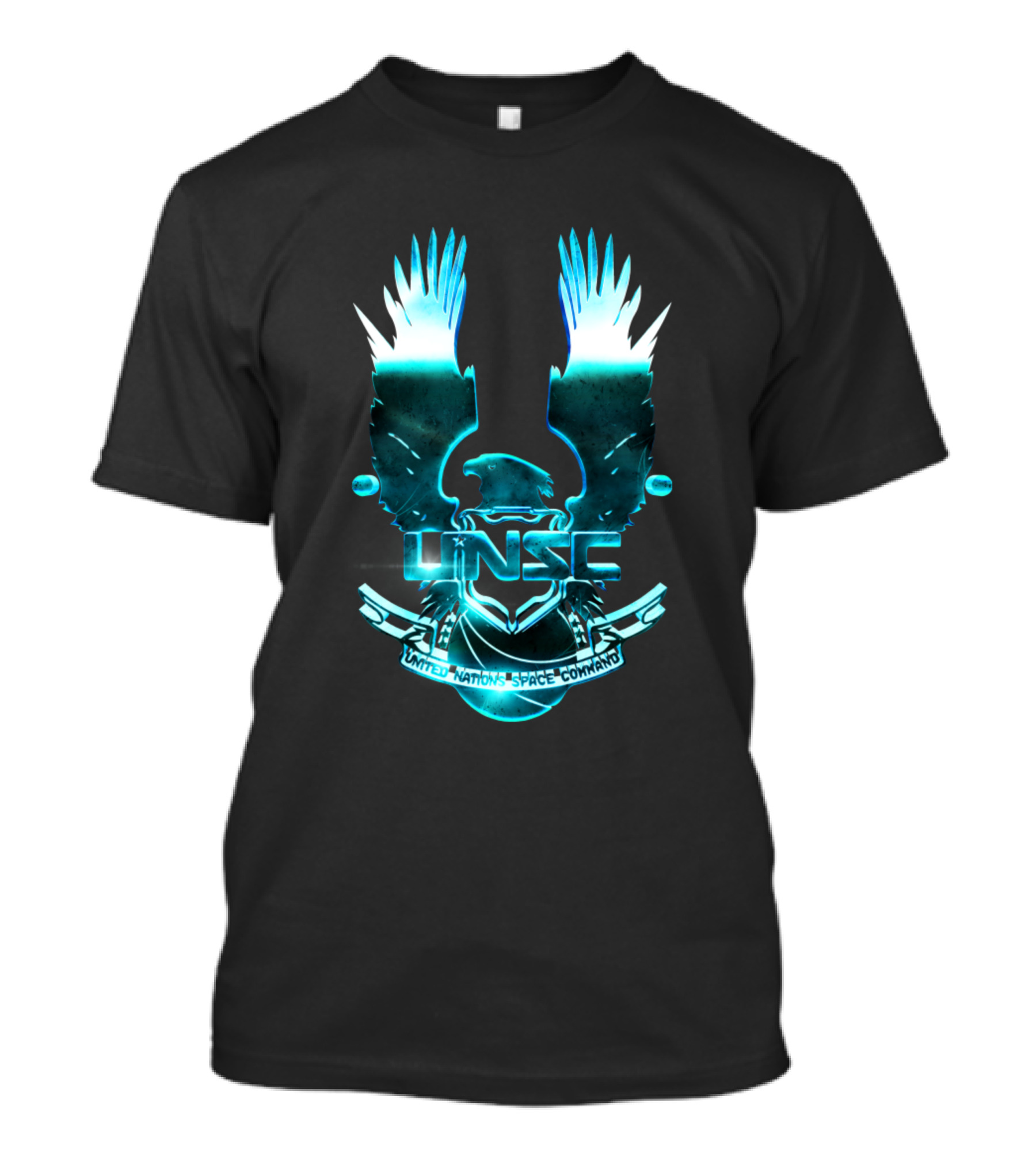 UNSC United Nations Space Command Emblem Halo Franchise T-Shirt