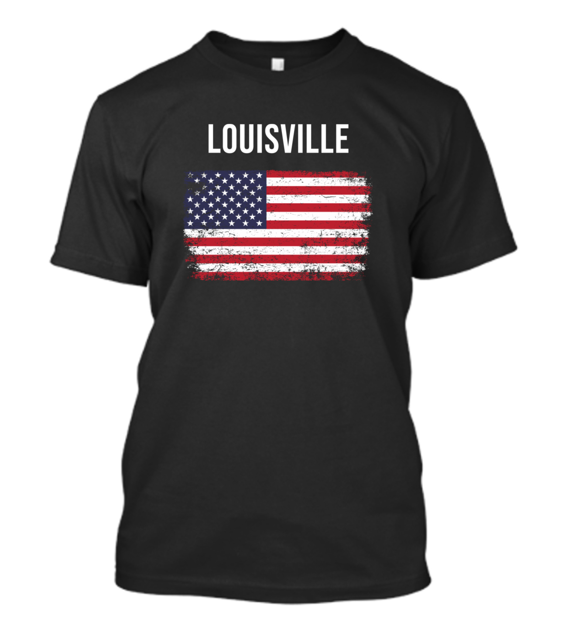 Louisville American Flag Patriotic T-Shirt