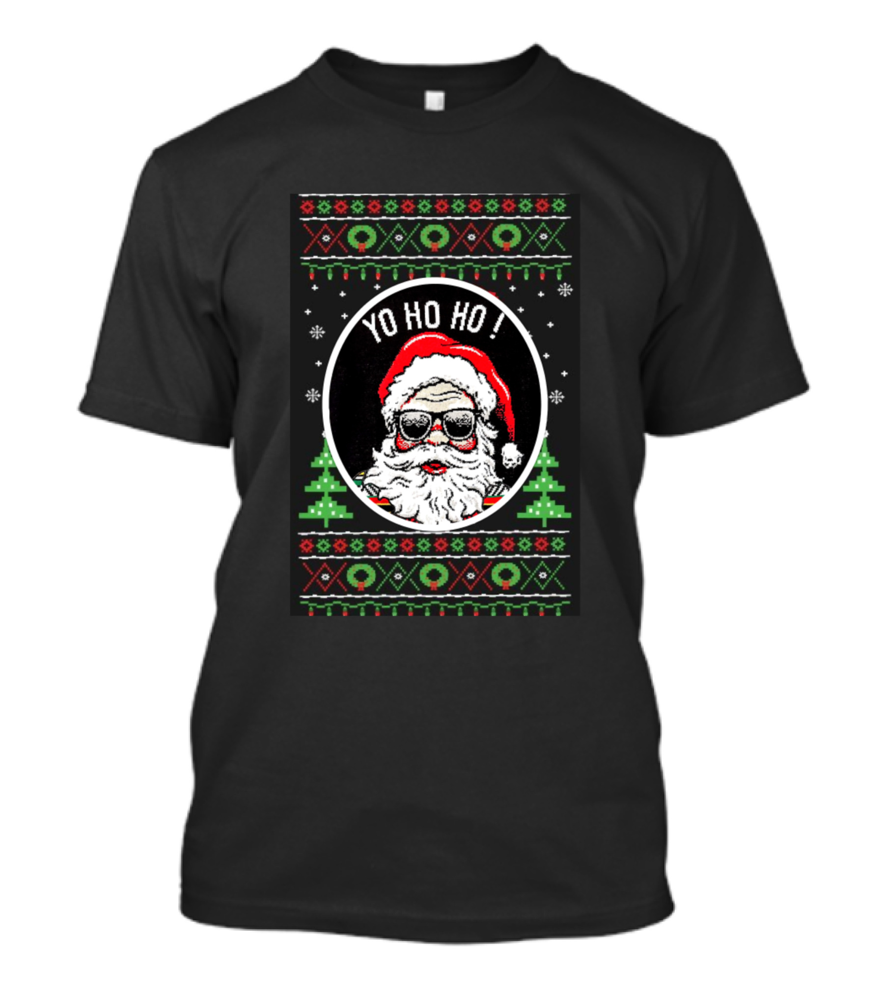 Yo Ho Ho Santa Ugly Christmas T-Shirt